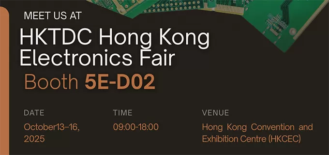 Компания Weiyuanda PCB участвует в выставке HKTDC Hong Kong Electronics Fair (Осенняя редакция) 2025!